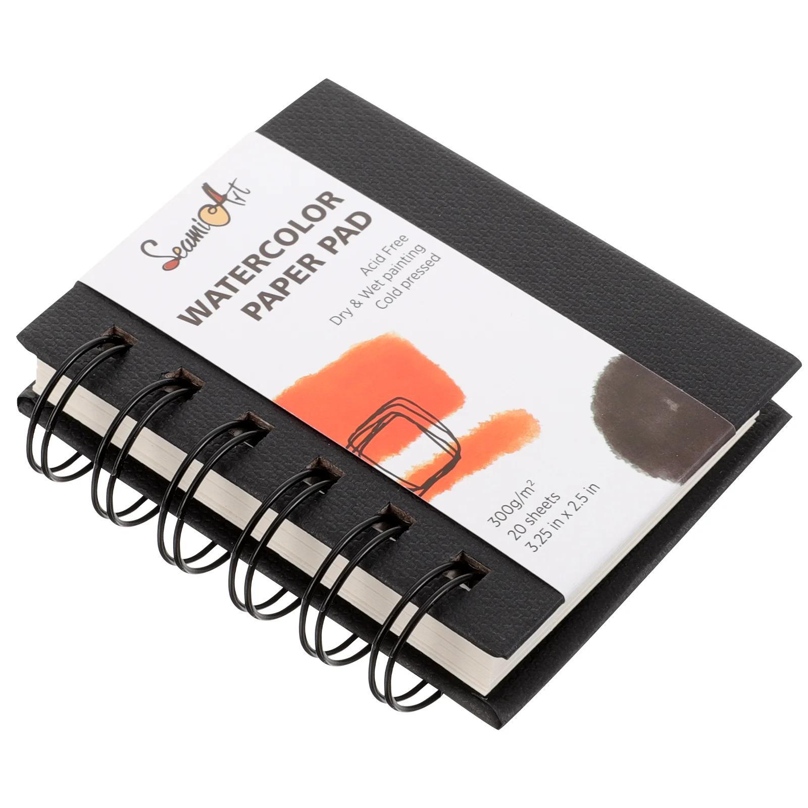 스케치북 드로잉 페이퍼 패널 페인팅 코일 액세서리, 나선형 수채화 패드, 손으로 그린 스케치북